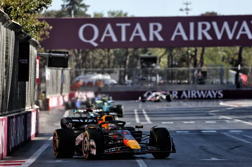 Max Verstappen in de GP van Azerbeidzjan in 2024