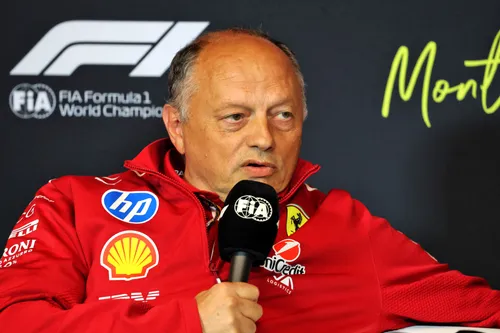 Vasseur at the FIA press conference in Canada