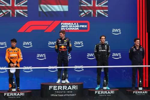 Kanadischer Grand Prix Podium 2024