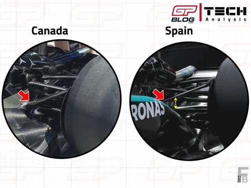 Mercedes neue hintere Aufhängung für den GP von Kanada