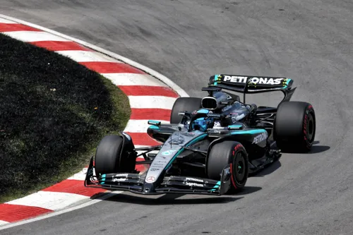George Russell during FP2 for the Canadian Grand Prix&nbsp;