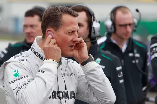Michael Schumacher macht eine Demofahrt für Mercedes auf der&nbsp;Nordschleife