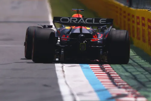 Max Verstappen tijdens de kwalificatie in Canada