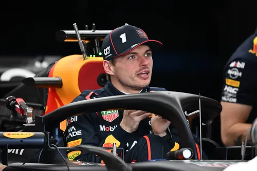 Max Verstappen in zijn RB21