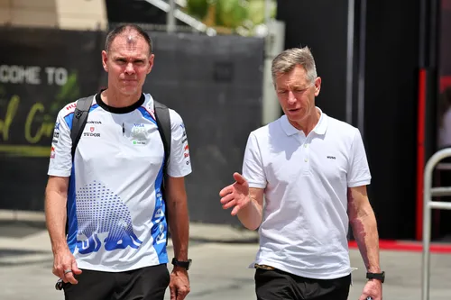 Permane (left) will take over as Racing Bulls team principal