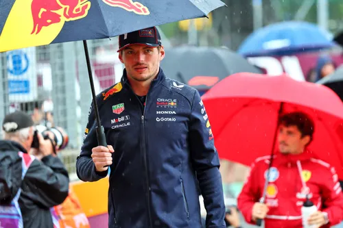 Max Verstappen at the Silverstone Grand Prix