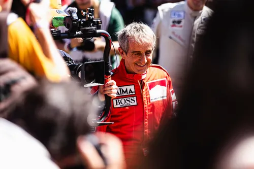 Prost afgebeeld op het Goodwood Festival of Speed