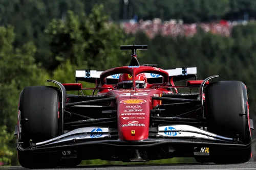 Charles Leclerc in Spa während Q3