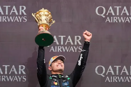 Lando Norris wins for the first time at Silverstone