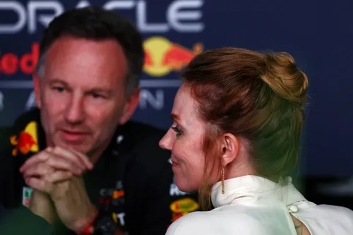 Christian Horner and wife Geri Halliwell-Horner