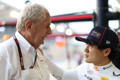 Helmut Marko en Yuki Tsunoda