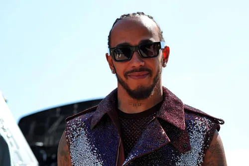 Lewis Hamilton at Silverstone in 2025