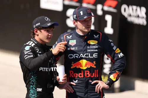 Max Verstappen en Kimi Antonelli