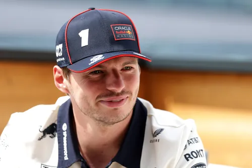 Max Verstappen at the British Grand Prix