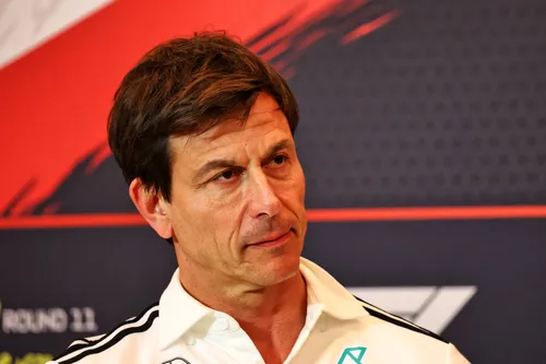 Toto Wolff, the team boss of Mercedes