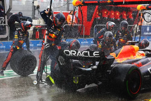 In 2023 viel er regen tijdens de Dutch GP in Zandvoort.