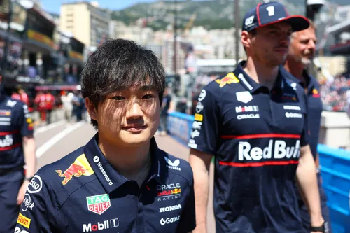 Max Verstappen and Yuki Tsunoda