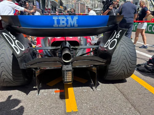 Hamilton's rear wing and beam wing used in Budapest&nbsp;