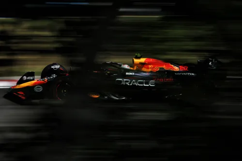 Yuki Tsunoda drives the RB21 in Hungary