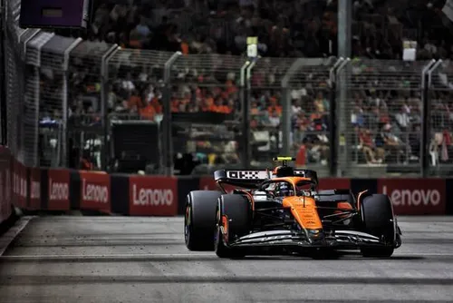 Lando Norris, Großer Preis von Singapur 2024. Foto: Racingpictures