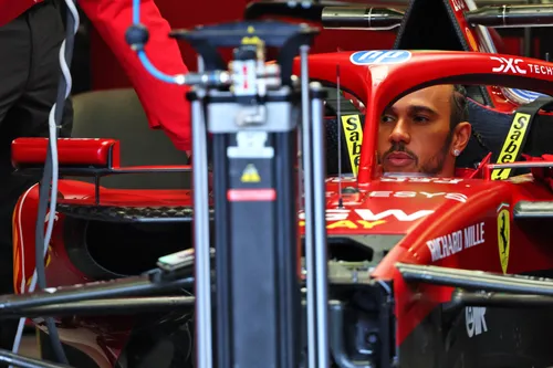 Lewis Hamilton has yet to find himself on the podium in a Grand Prix in 2025 | Photo: Race Pictures