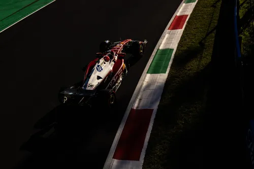 Charles Leclerc in Monza