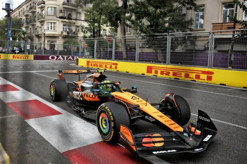 Lando Norris in Baku