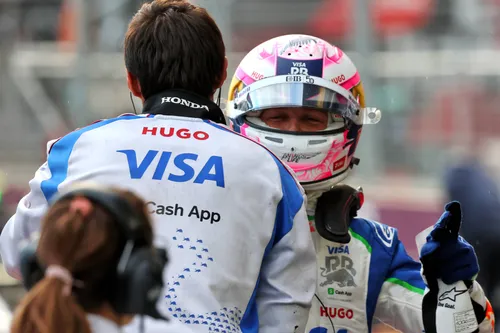 Liam Lawson nach der Qualifikation P3 beim Großen Preis von Aserbaidschan - Foto: Racepictures