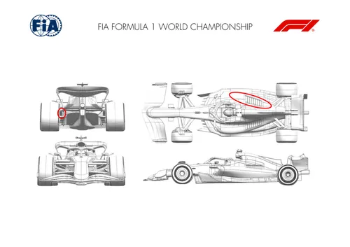 Ferraris Updates für den Großen Preis von Mexiko-Stadt. Foto: FIA-Dokument.