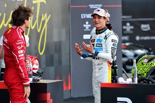 Lando-norris-Charles-leclerc-na-kwalificatie-mexico
