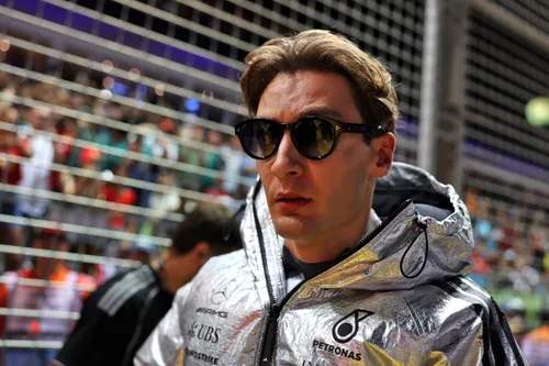 George Russell vor dem Singapur GP - Foto: Race Pictures