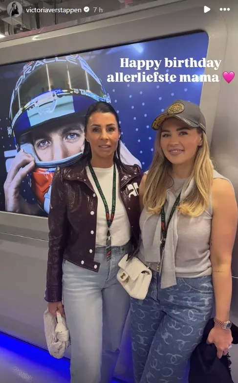 victoria Verstappen-congratulates Sophie Kumpen_@victoriaverstappen on ig