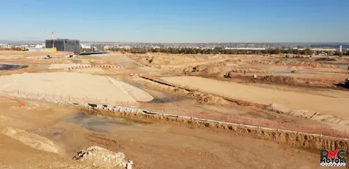 Das Gebiet, in dem sich das Madring-Paddock-Gebäude befinden sollte. Foto: RMC Motori