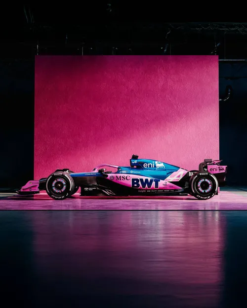 Alpines Sonderlackierung – Foto: Alpine F1 Team Media