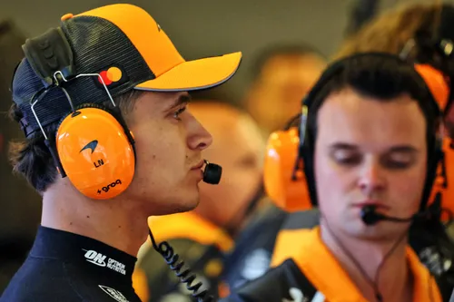 Lando Norris in Abu Dhabi