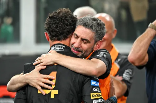 Lando Norris und Andrea Stella – Abu Dhabi