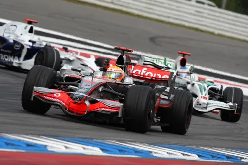 Hamilton in Hockenheim 2008