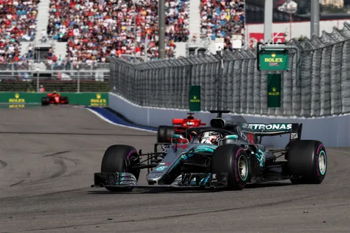 Hamilton beim Russland-GP 2018