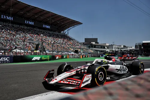 Oliver Bearman tijdens de Grand Prix van Mexico-Stad
