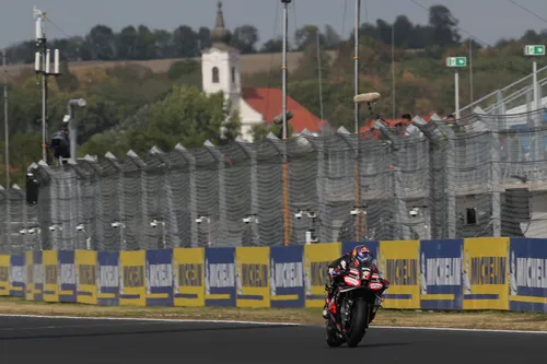 Jorge Martin reps the #1 plate at Balaton Park in 2025 (Photo: Red Bull Content Pool)
