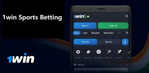 1win online sportweddenschappen interface