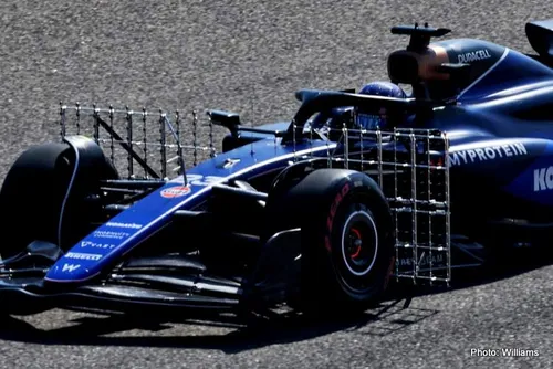 williams f1 testing bahrain