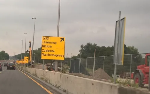 afslag winsum noorderhoogebrug