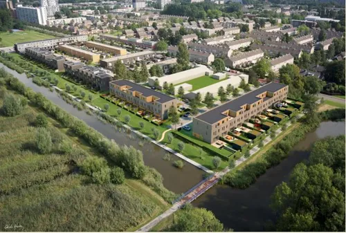nieuwbouwproject de vlint in vinkhuizen gemeente groningen knipsel