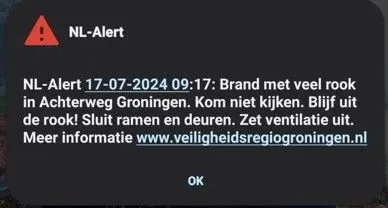 nl alert brand hoofdstationn