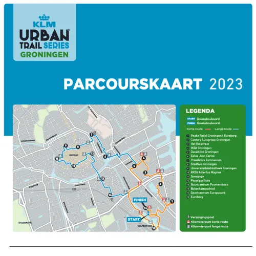parcourskaart 2023 urban trail