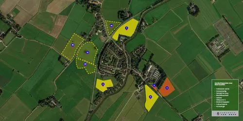 plattegrond locaties wisselwoningen ten post