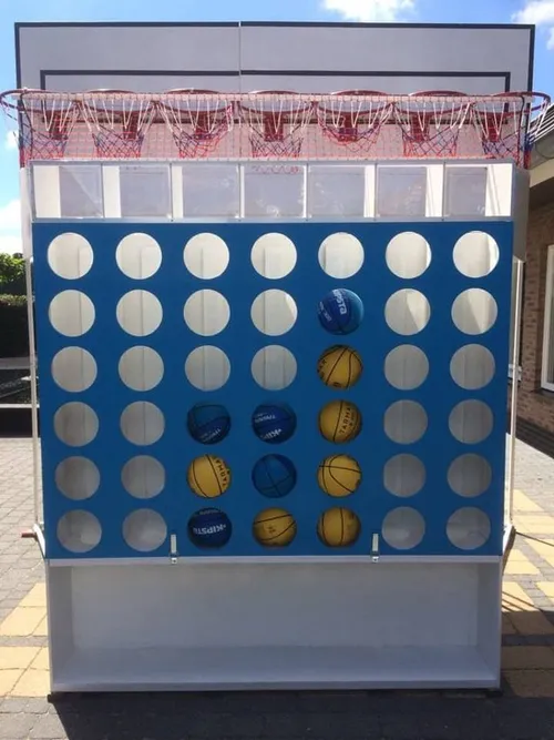 vier op een rij basketball