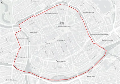 Zero-emissiezone in binnenstad.