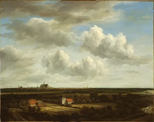 02 jacob van ruisdael gezicht op de bleekvelden nabij haarlem ca 1665 70 doek part coll